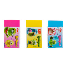 Ластик DELI "Bumpees", ассорти (40х22х12 мм)