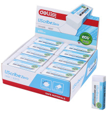 Ластик DELI "UScribe Zero", прямоугольный, белый (60х22х12 мм)