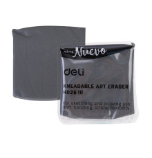 Ластик-клячка DELI "Nuevo", 42х42х12 мм, серый