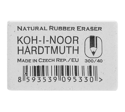 Ластик KOH-I-NOOR "Elephant 40" белый