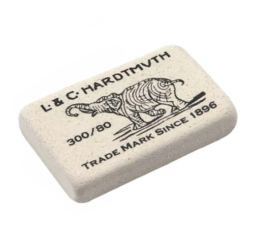 Ластик KOH-I-NOOR "Elephant 80" белый