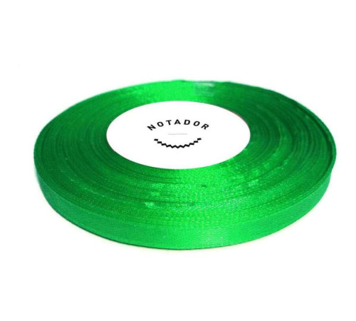 Лента атласная для подшивки документов зеленая, 33 м