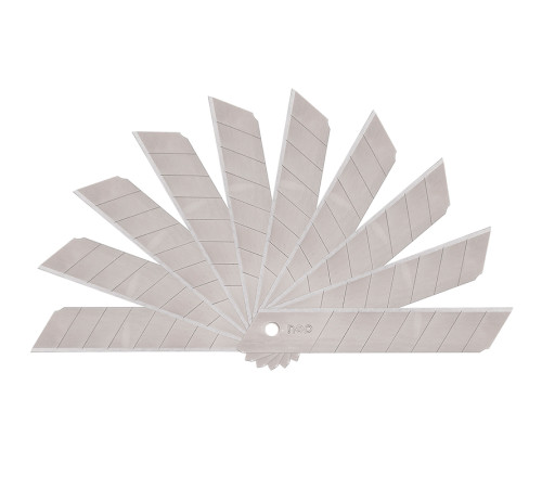 Лезвия запасные DELI для канцелярских ножей, 18 мм (10 шт/упак)