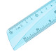 Линейка DELI 30 см, тонированная, голубая