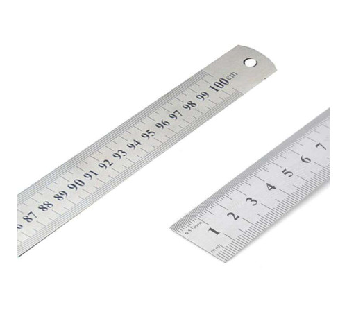 Линейка металлическая 100 см (1 метр)