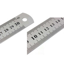 Линейка металлическая 30 см