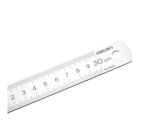 Линейка металлическая DELI, 30 см