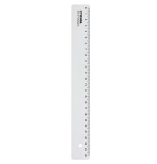 Линейка СТАММ 25 см, прозрачная