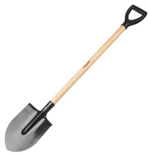 Лопата штыковая с деревянным черенком