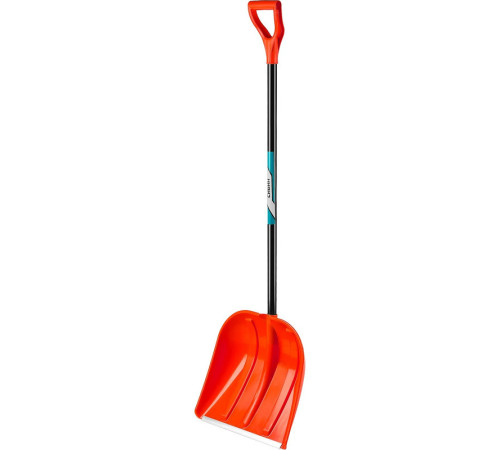 Лопата снеговая СИБИН ЛПА-410 , пластиковая с деревянным черенком