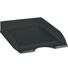 Лоток горизонтальный СТАММ "Дельта", тонированный черный