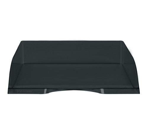 Лоток горизонтальный СТАММ "Дельта", тонированный черный