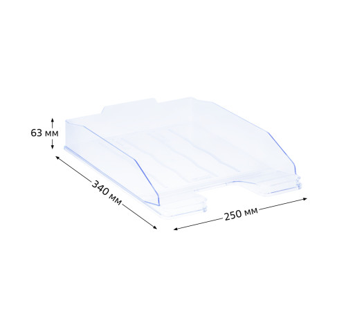 Лоток горизонтальный СТАММ "ЭКСПЕРТ" прозрачный