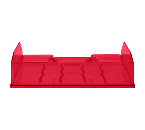 Лоток горизонтальный СТАММ "ЭКСПЕРТ" темно-красный "Вишня"