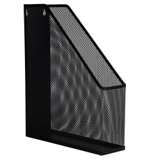 Лоток вертикальный DELI, металлический, черный