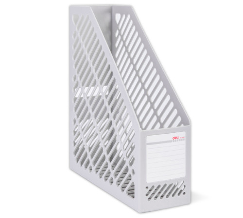 Лоток вертикальный DELI, пластик, серый