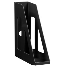 Лоток вертикальный СТАММ "Актив", ширина 70 мм., черный