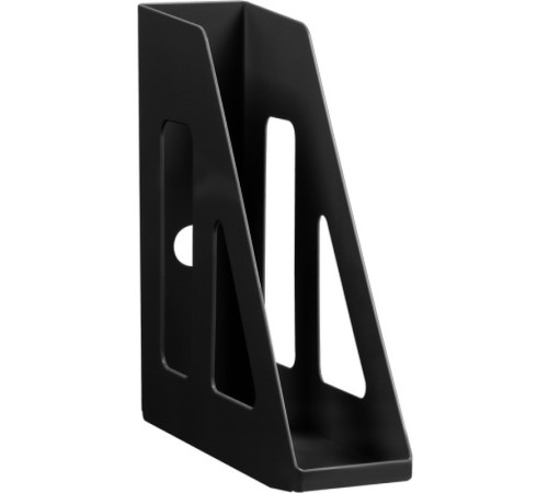 Лоток вертикальный СТАММ "Актив", ширина 70 мм., черный