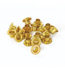 Люверсы BRAUBERG, внутренний диаметр 4,8 мм, длина 4,6 мм, 250 шт/упак