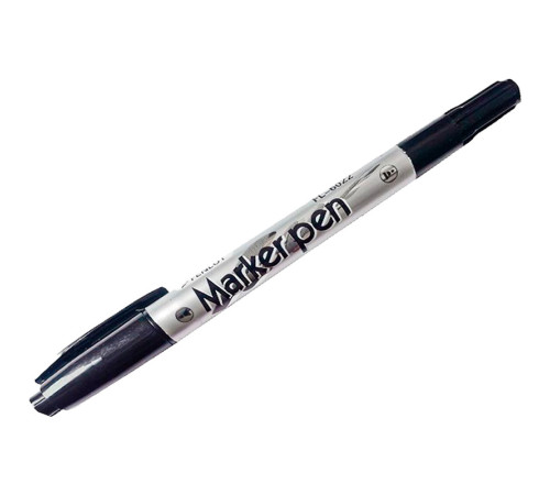 Маркер для CD/DVD "PM710" двухсторонний, 0,5 - 1,0 мм, черный