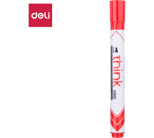 Маркер для доски DELI "EU00140" красный