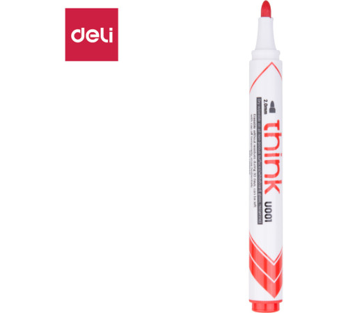 Маркер для доски DELI "EU00140" красный