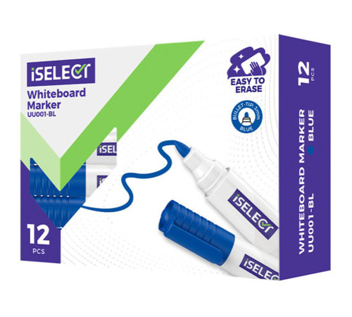 Маркер для доски DELI "i Select" UU001, синий