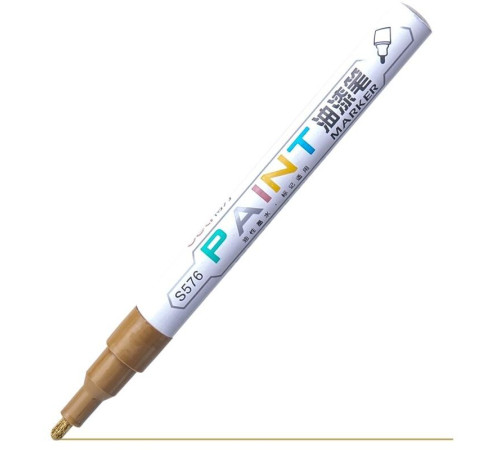 Маркер-краска DELI "Paint" 1.5-2 мм, золото