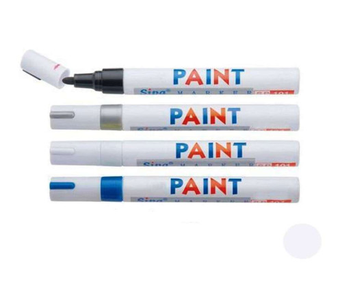 Маркер-краска лаковый "PAINT", 1,5-3 мм, белый