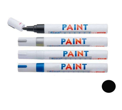 Маркер-краска лаковый "PAINT", 1,5-3 мм, черный
