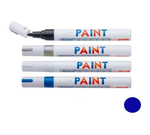 Маркер-краска лаковый "PAINT", 1,5-3 мм, синий