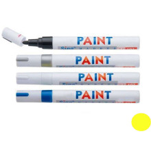 Маркер-краска лаковый "PAINT", 1,5-3 мм, желтый