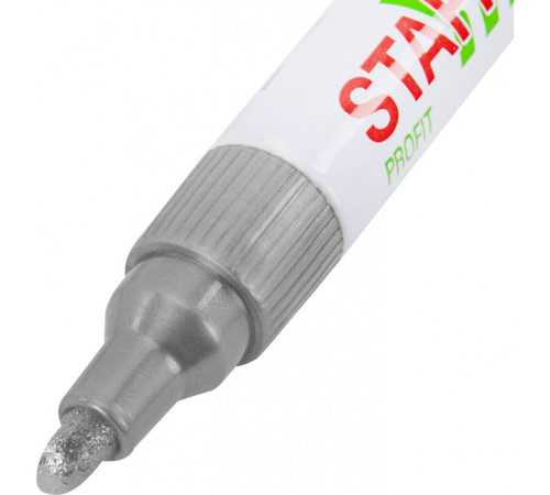 Маркер-краска STAFF нитро основа, 2-4 мм, серебристый