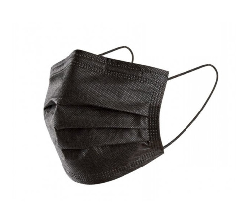 Маска одноразовая, черная
