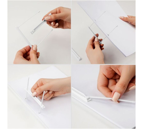 Механизм СТАММ для скоросшивателя, пластиковый, 25 шт/упак, прозрачный