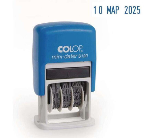 Мини-датер COLOP "S120"автоматический, 3,8 мм, месяц буквами