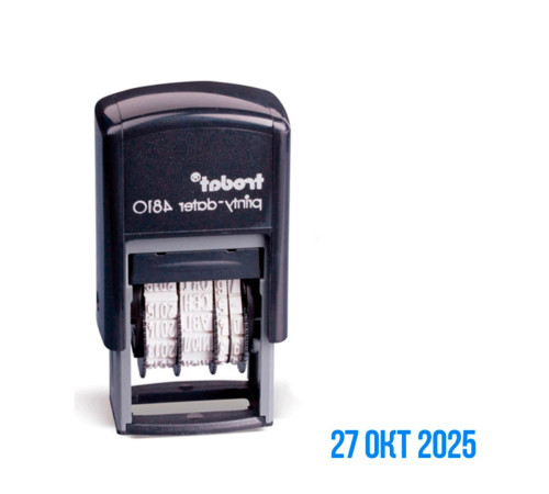 Мини-датер TRODAT "4810"автоматический, 3,8 мм, месяц цифрами