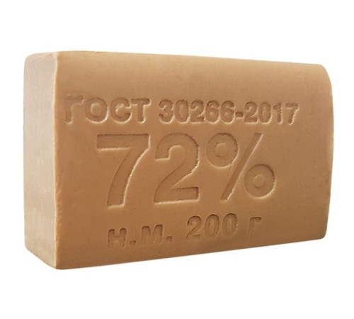 Мыло хозяйственное ММЗ, без обертки, 72%, 200г