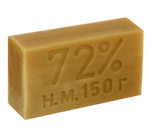 Мыло хозяйственное твердое 72%, 150 гр