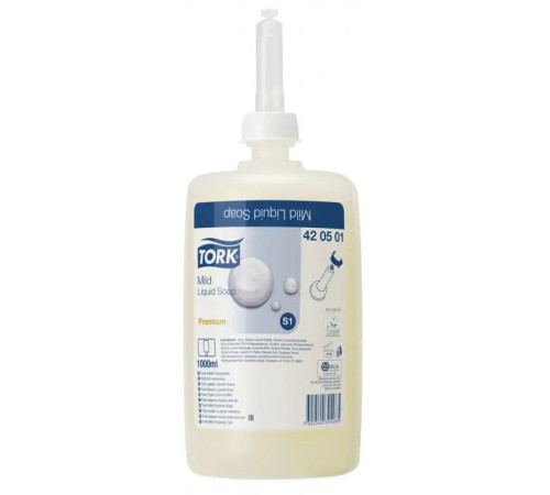Мыло-крем жидкое Tork "Премиум", с дозатором, 1 л.