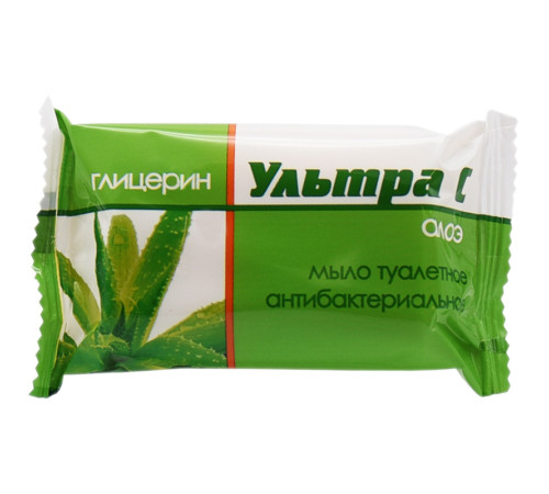 Мыло туалетное ММЗ "Стандарт. Антибактериальное. Ультра С", флоу-пак, 90 гр