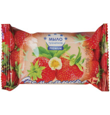 Мыло туалетное ММЗ "Земляника", флоу-пак, 75 гр