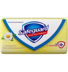 Мыло туалетное твердое Safeguard "Ромашка ", 90 гр