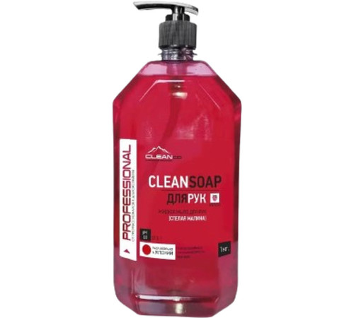 Мыло жидкое для рук "Clean Soap", малина, 1 л