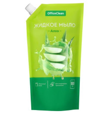 Мыло жидкое OfficeClean "Алоэ", дой-пак, 500 мл