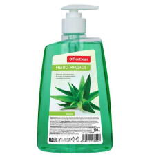 Мыло жидкое OfficeClean "Алоэ" с дозатором, 500 мл