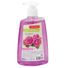 Мыло жидкое OfficeClean "Роза" с дозатором, 500 мл.