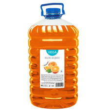 Мыло жидкое Vega "Апельсин", 5 литров, ПЭТ