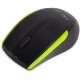 Мышь беспроводная Delux DLM-321OGB черно/зелёная 