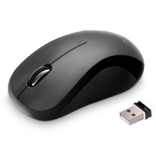 Мышь беспроводная Delux DLM-391OGB черная USB